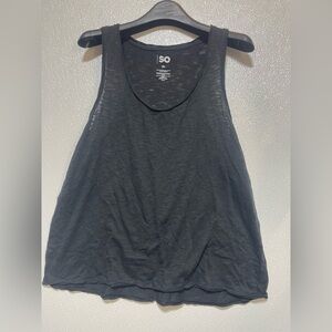 5/$25 SO Women's Charcoal Tank Top